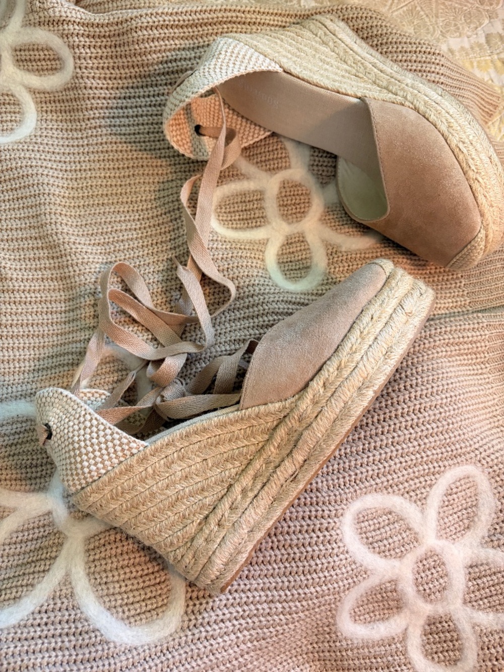 Soludos Mallorca Wedge Espadrilles size 8